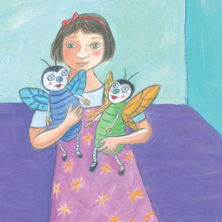 Ilustração de Laurabeatriz para 'O Sonho da Borboleta', de Heloisa Prieto