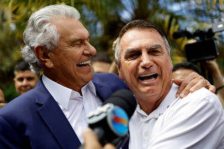 Bolsonaro participates in party event amid coup inquiry, in Goiania