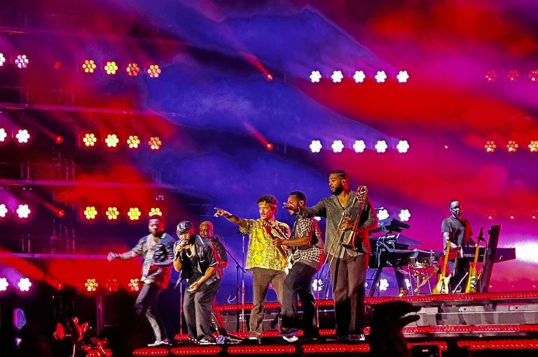 Bruno Mars se apresenta em São Paulo 