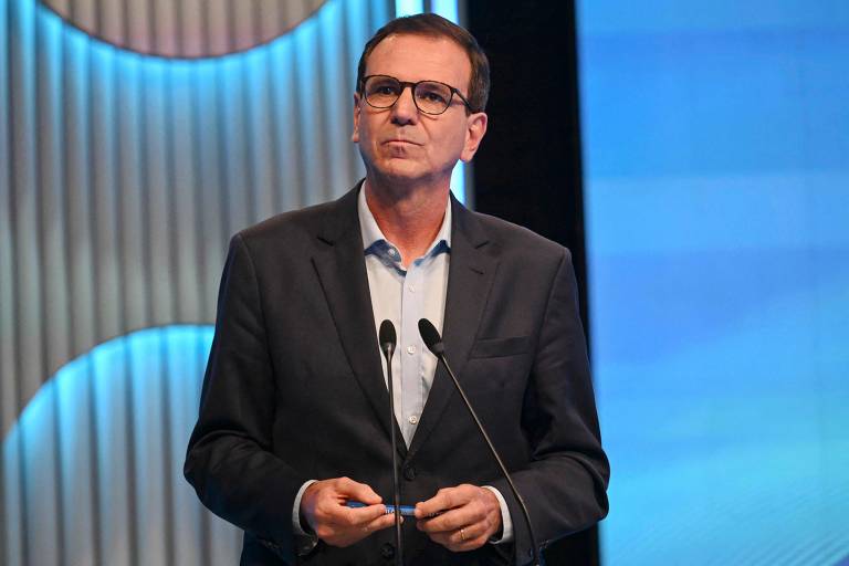 Eduardo Paes (PSD) no debate da Globo durante a corrida eleitoral das eleições municipais de 2024