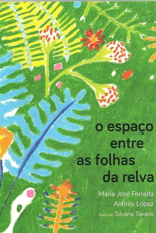 Capa de "O Espaço Entre as Folhas da Relva"