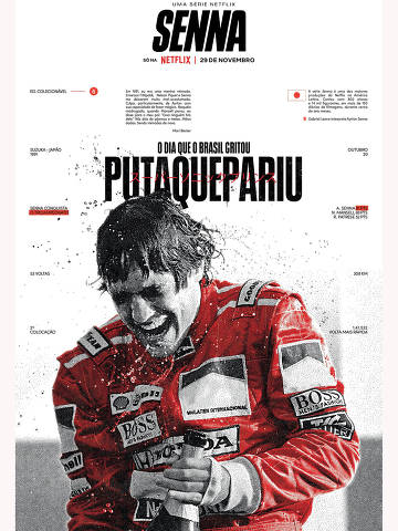 Capa colecionável traz tricampeonato de Senna e desabafo do piloto