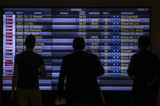 PROTESTO DE AERONAUTAS EM CONGONHAS