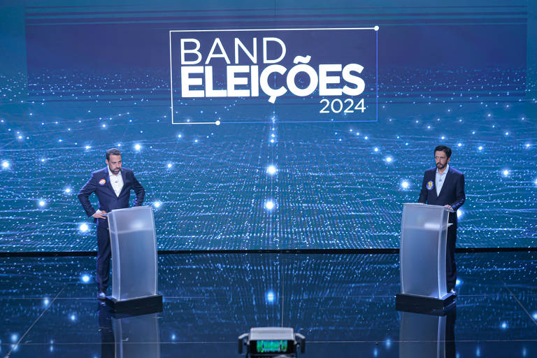 Guilherme Boulos (PSOL) e Ricardo Nunes (MDB) participaram de debate entre os candidatos à Prefeitura de São Paulo no segundo turno da eleição paulistana