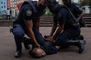Movimentação na cracolândia