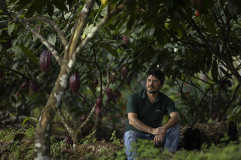 CAMAMU, BA - 30 AGOSTO: BELTERRA - O empreendedor Valmir  Valmir Gabriel Ortega, 56, é diretor-executivo da Belterra Agroflorestas, posa para foto em Camamu, Bahia, em 30 de agosto de 2024. (Foto: Renato Stockler)******PREMIO EMPREENDEDOR SOCIAL 2024******