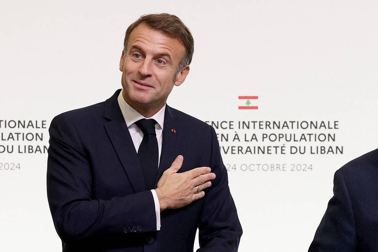Macron fala em barbárie de Israel e anuncia US$ 1 bi em ajuda internacional ao Líbano