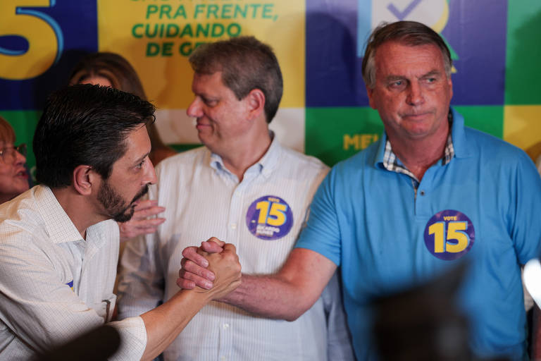 Bolsonaro aparece na campanha de Nunes a cinco dias do segundo turno durante almoço com autoridades e convidados na zona sul da capital