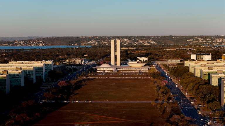 Esplanada dos ministérios, em Brasília, que concentra o comando do funcionalismo público federal