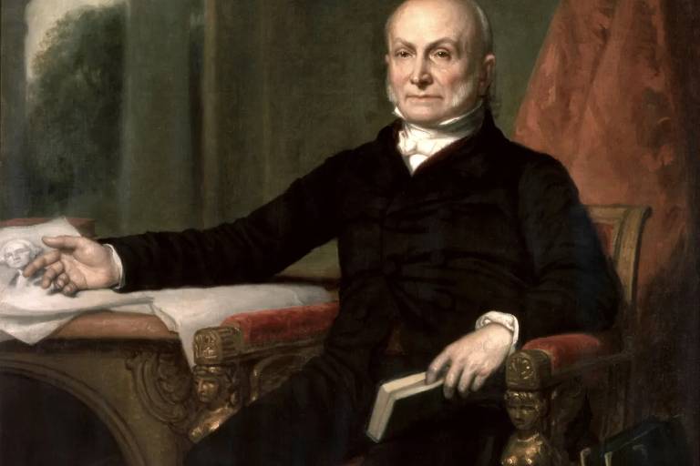 O 6º presidente dos Estados Unidos, John Quincy Adams, grande defensor da diplomacia do país