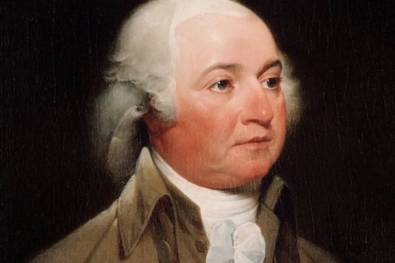 John Adams, o 2º presidente dos Estados Unidos, foi vice de Washington antes de assumir como líder americano