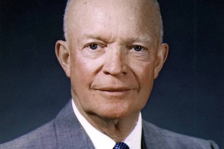 O 34º presidente dos Estados Unidos, Dwight D. Eisenhower, liderou o país durante a Guerra Fria