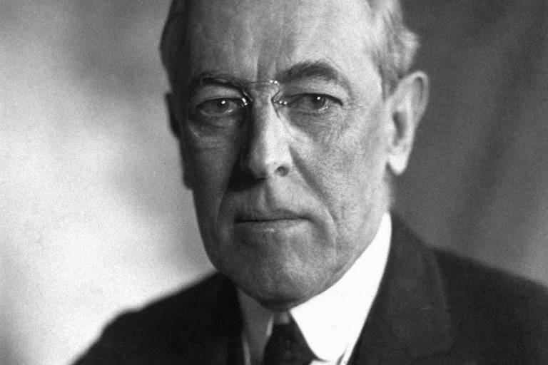 Woodrow Wilson, 28º presidente dos Estados Unidos, liderou o país durante a Primeira Guerra Mundial