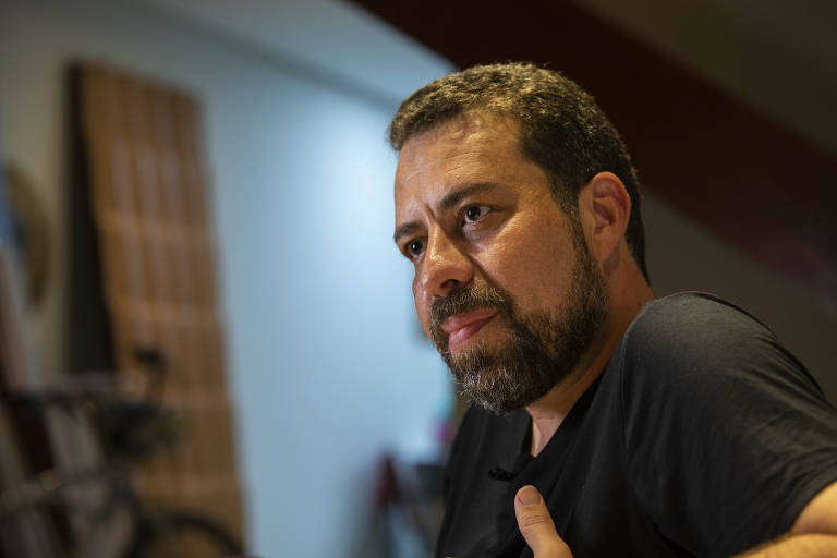 O deputado federal Guilherme Boulos (PSOL), que foi candidato à Prefeitura de São Paulo