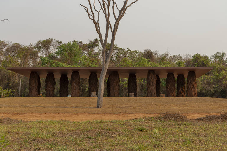 Pavilhão Alice, no Parque Campana, em Brotas, no interior de São Paulo