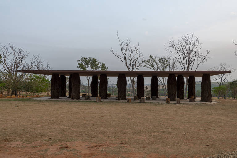Pavilhão Alice no Parque Campana, em Brotas (SP)