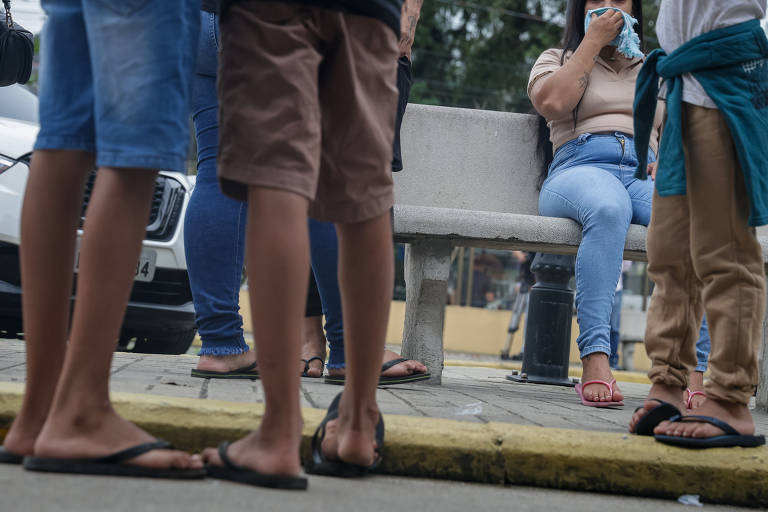 Velório do menino de quatro anos baleado durante ação policial, em Santos