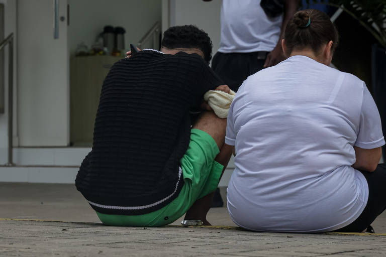 Velório do menino de quatro anos baleado durante ação policial, em Santos