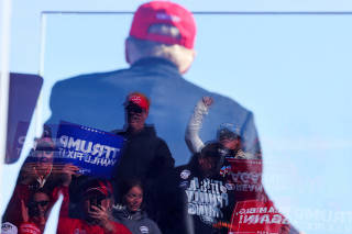Republican presidential nominee and former U.S. President Trump holds a rally in Lititz, Pennsylvania