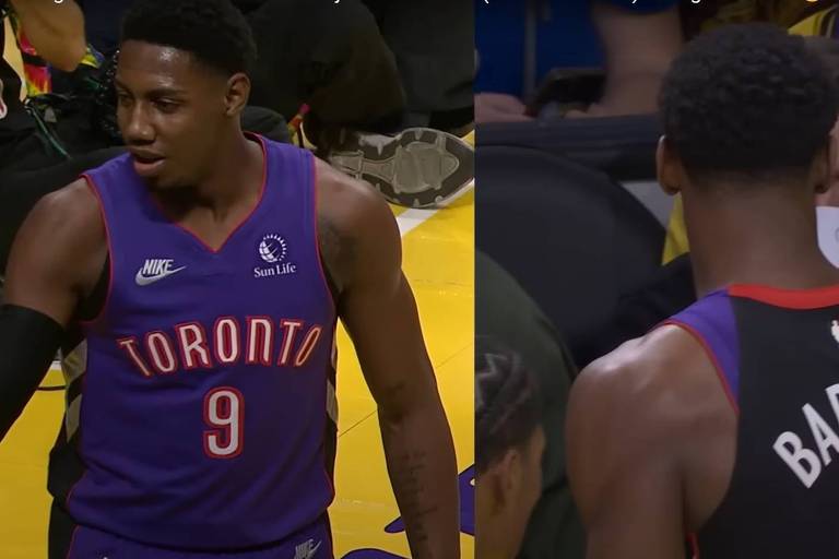 RJ Barrett foi surpreendido pela presença de Nikolaj Coster Waldau