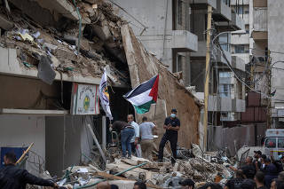 Israeli strike in Ras Al-Nabaa, in Beirut