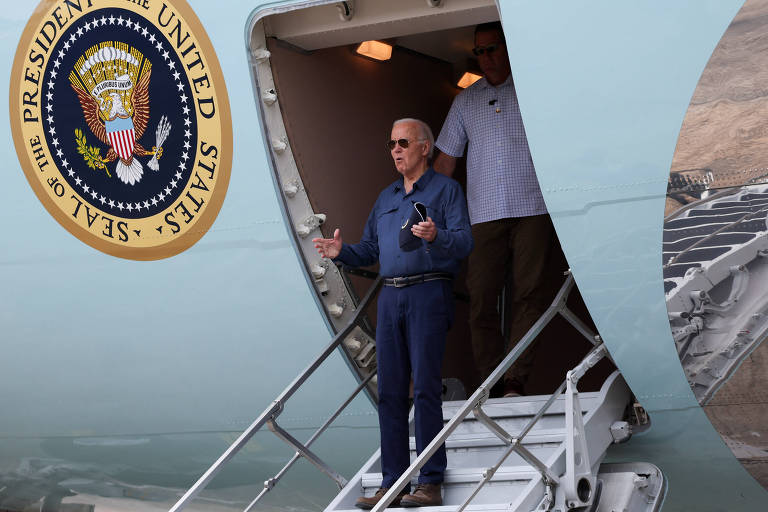 Biden chega a Manaus para primeira visita de presidente dos EUA à amazônia; veja vídeos