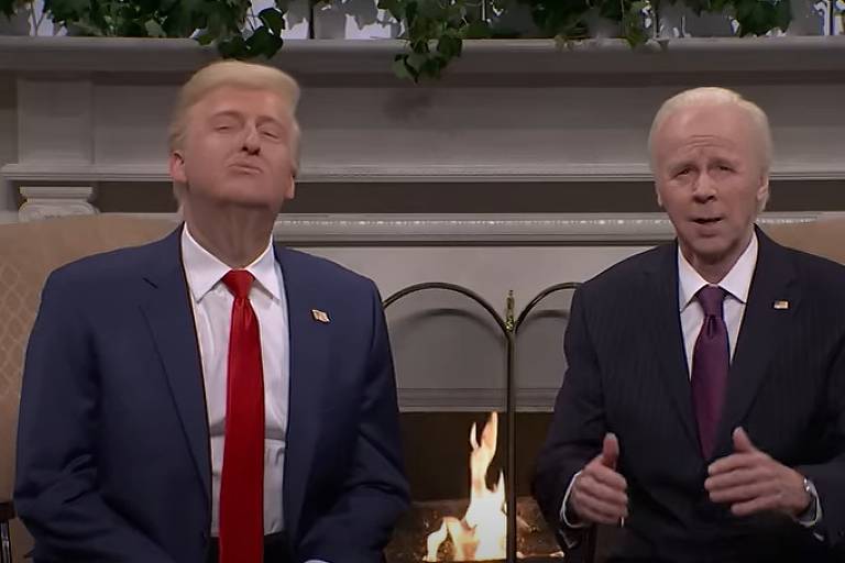 Programa de humor SNL brinca com reunião entre Biden e Trump