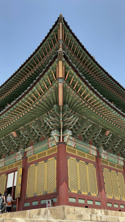 Palácio Changdeokgung， em Seul， na Coreia do Sul