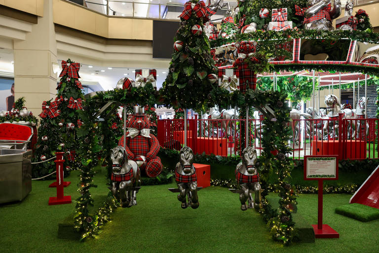 Veja decoração de Natal em shoppings de SP