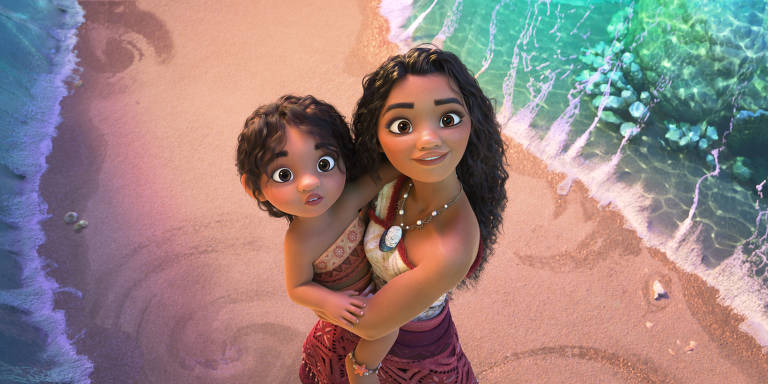 Simea é a irmã mais nova de Moana na sequência do filme animado da Disney