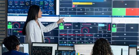 Na Central de Monitoramento Assistencial do Einstein, IA é usada para monitorar parâmetros de segurança do paciente