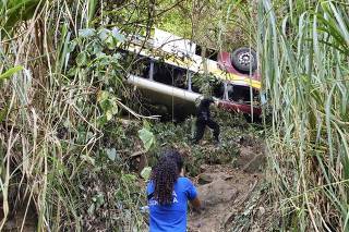 Acidente com onubus em Maceio