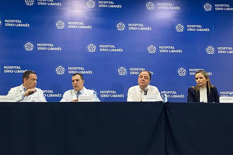 Entrevista da junta médica do Hospital Sírio-Libanês, que atendeu o presidente Lula
