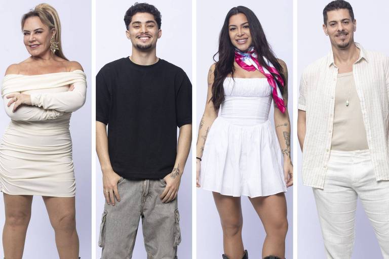 Flor, Gui, Luana e Sacha se enfrentam na roça