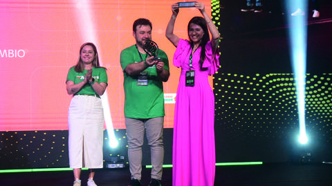 Premiação do projeto Acelera Unimed, com reconhecimento da Unimed Criciúma