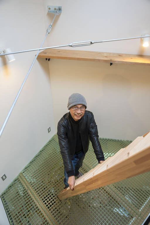 Shigeru Suzuki, que construiu esta casa, a Fortaleza, em Tóquio, em 3 de dezembro de 2024