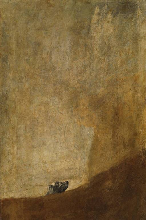 'Perro Semihundido', de Goya