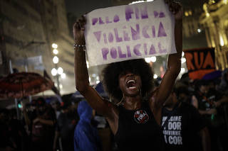 PROTESTO CONTRA VIOLÊNCIA POLICIAL