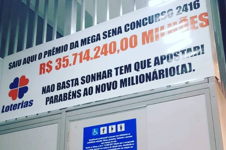 Lotérica da Mega no DF teve outro bilhete premiado em 2021 01/01/2025
