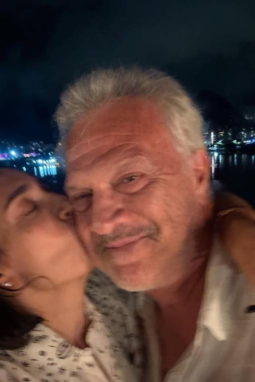 Pedro Bial e Maria Prata