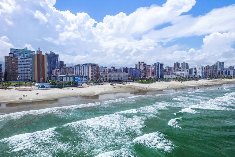 Praia Grande， no litoral paulista