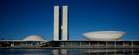 BRASILIA， DF，  BRASIL，  05-07-2024， 12h00: Fachada do Congresso Nacional， em Brasília. (Foto: Pedro Ladeira/Folhapress， PODER)