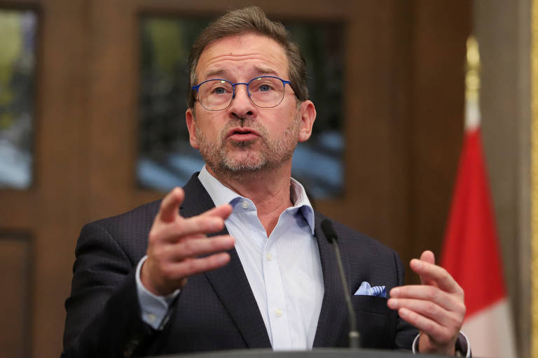 O líder do Bloco Quebecois, Yves-Francois Blanchet, que representa principalmente os interesses da população de Québec