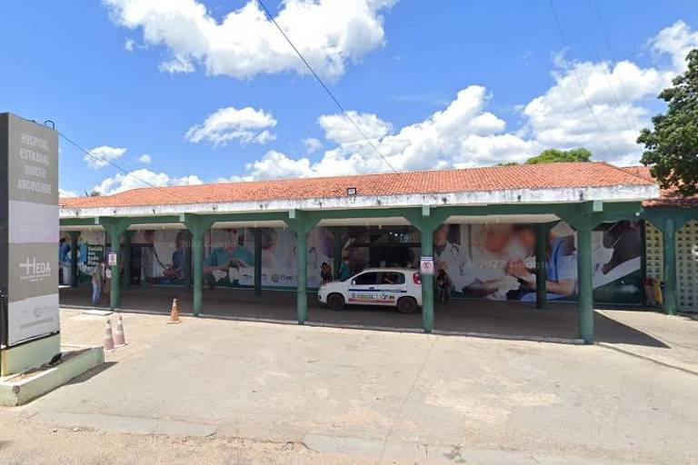 Fachada do Hospital Estadual Dirceu Arcoverde