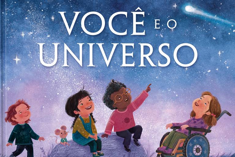 Capa do livro 039;Você e o Universo039;， de Stephen Hawking (ed. Harper Kids)