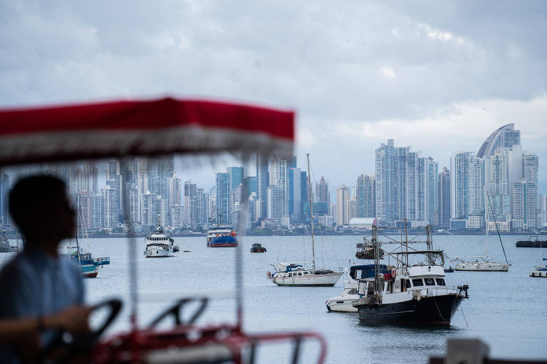 Baía da Cidade do Panamá a partir do mirante de Amador, uma das áreas mais visitadas da capital panamenha
