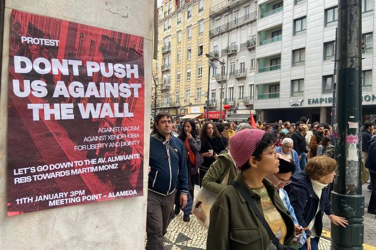 Manifestantes protestam em Lisboa contra abordagem violenta de imigrantes