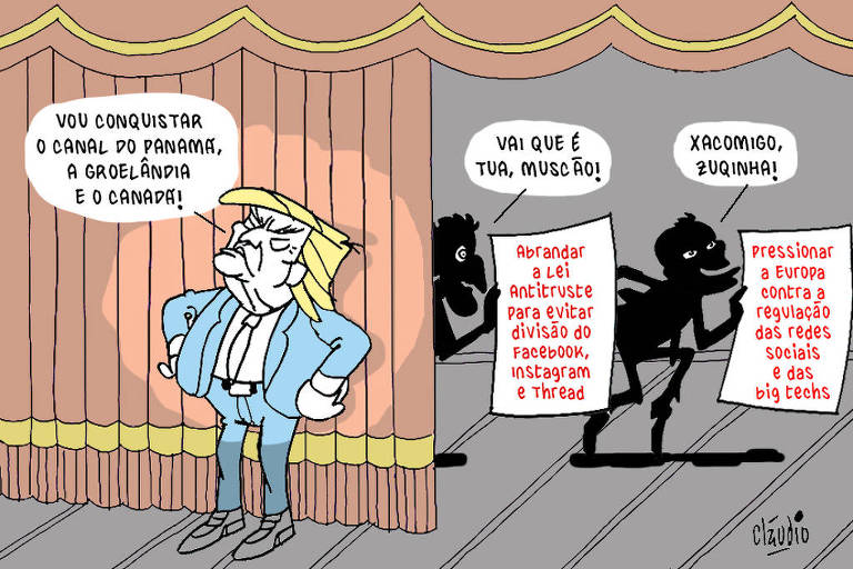 Trump faz comédia stand-up