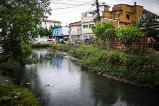 Saneamento na baixada santista