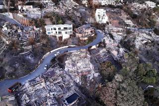 Powerful Winds Fuel Multiple Fires Across Los Angeles Area